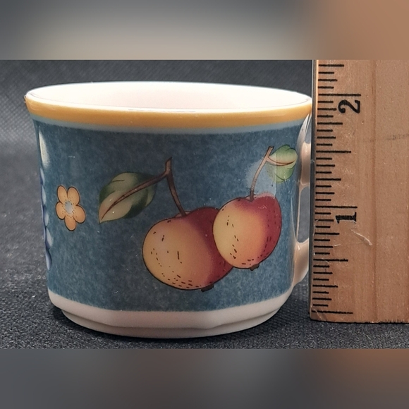 Villeroy & Boch Citta & Compagna Biella 4 Demitasse Cups/Saucers Espresso NEW - Picture 7 of 12